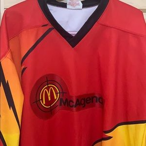McDonald's McAgency Hockey Jersey XL Canada Rare!